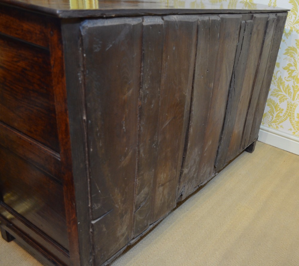Superb George III Oak Cupboard Dresser Base with fabulous colour and proportions View XVI