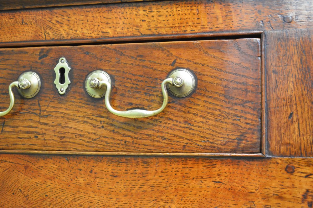A Superb Quality Georgian Oak Cupboard Base Dresser or Sideboard. View VI