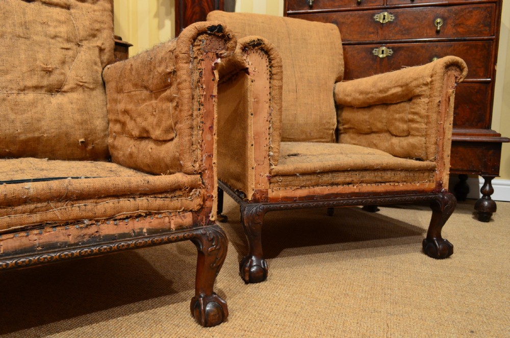 A pair of Impressive George III style club armchairs. View V
