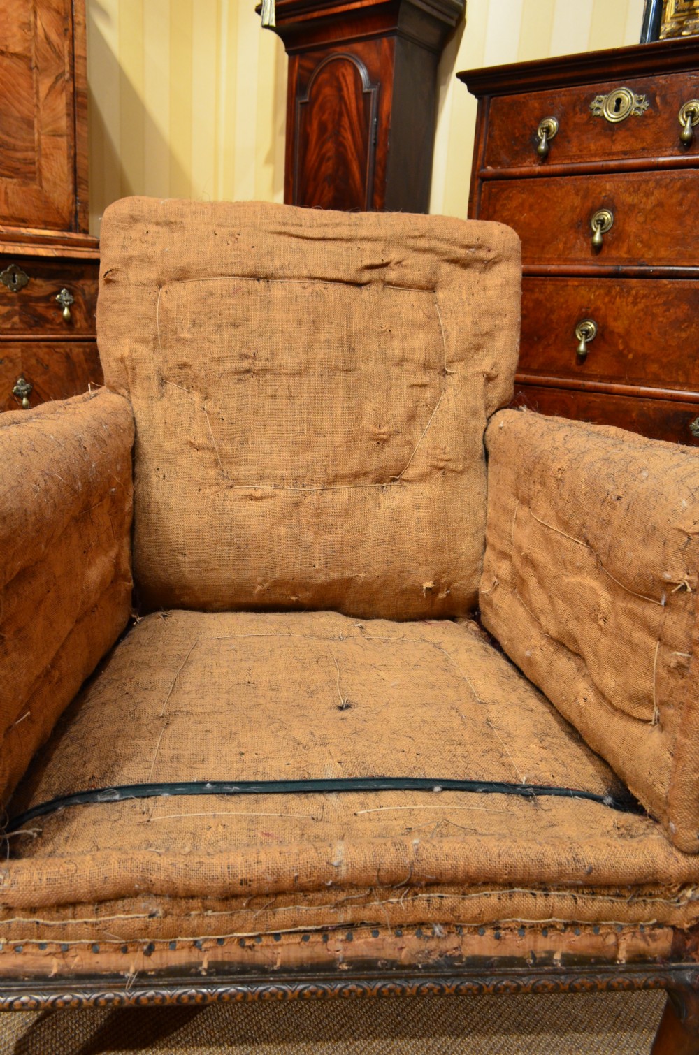 A pair of Impressive George III style club armchairs. View XVIII