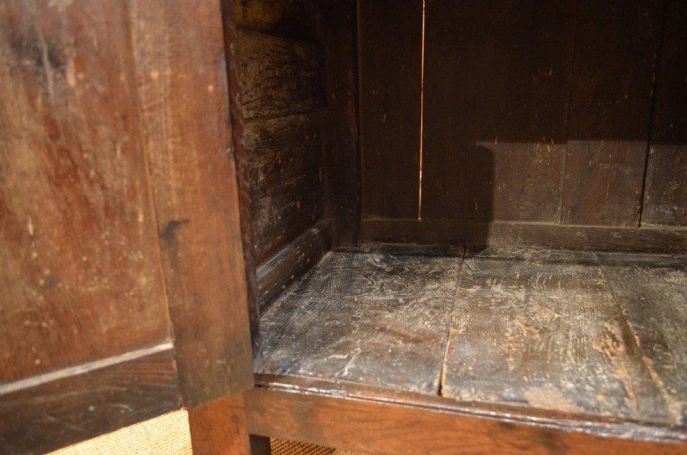 Georgian Oak Cupboard Base Dresser with Drawers. View XIII