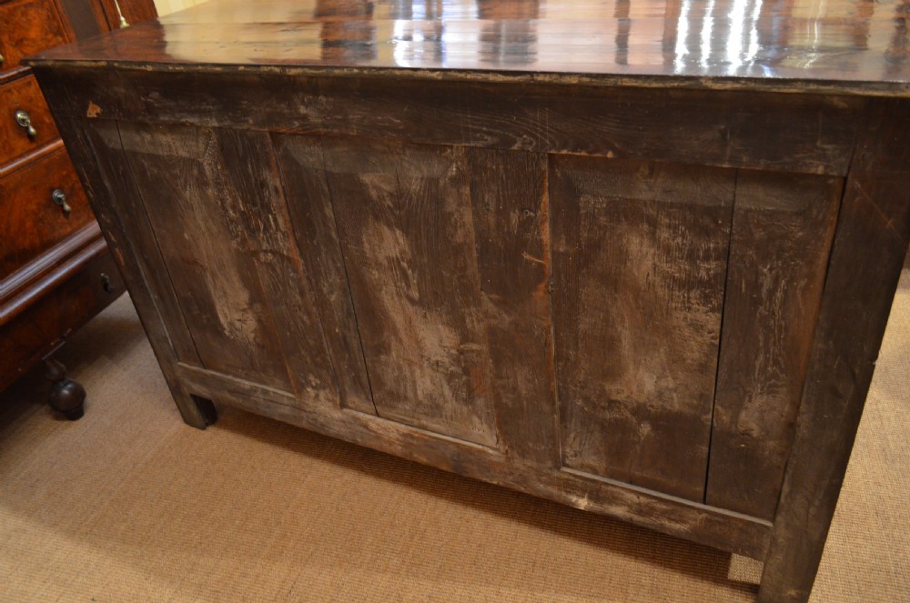 Georgian Oak Cupboard Base Dresser with Drawers. View XXI