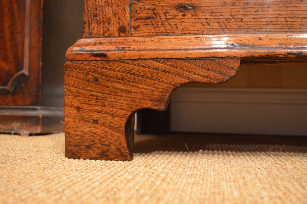 A Rare Georgian Elm Cupboard Dresser  Base.. View XIII