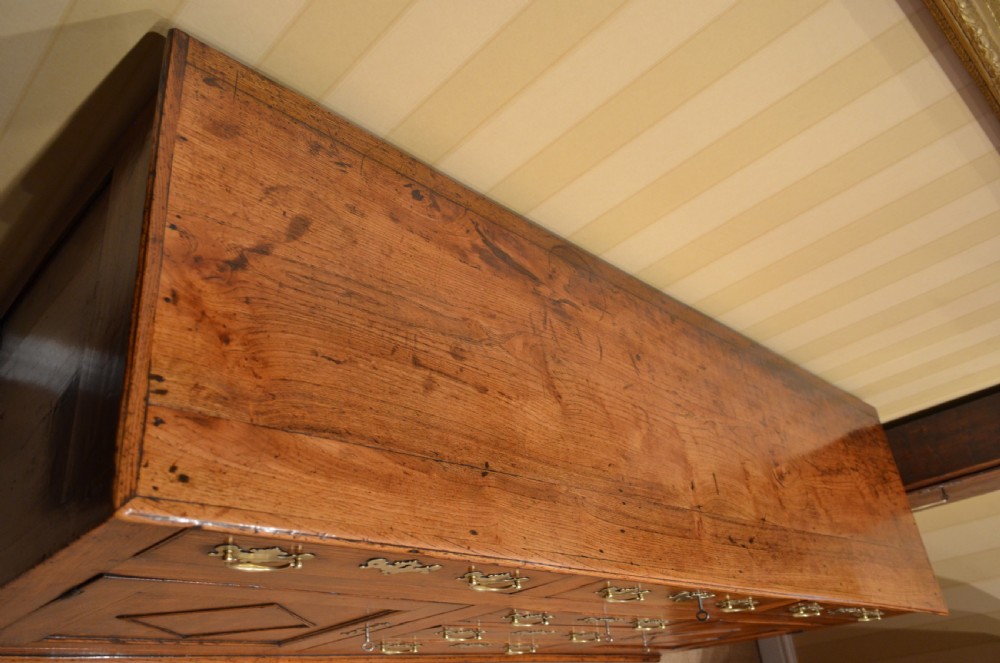 A Rare Georgian Elm Cupboard Dresser  Base.. View XVII