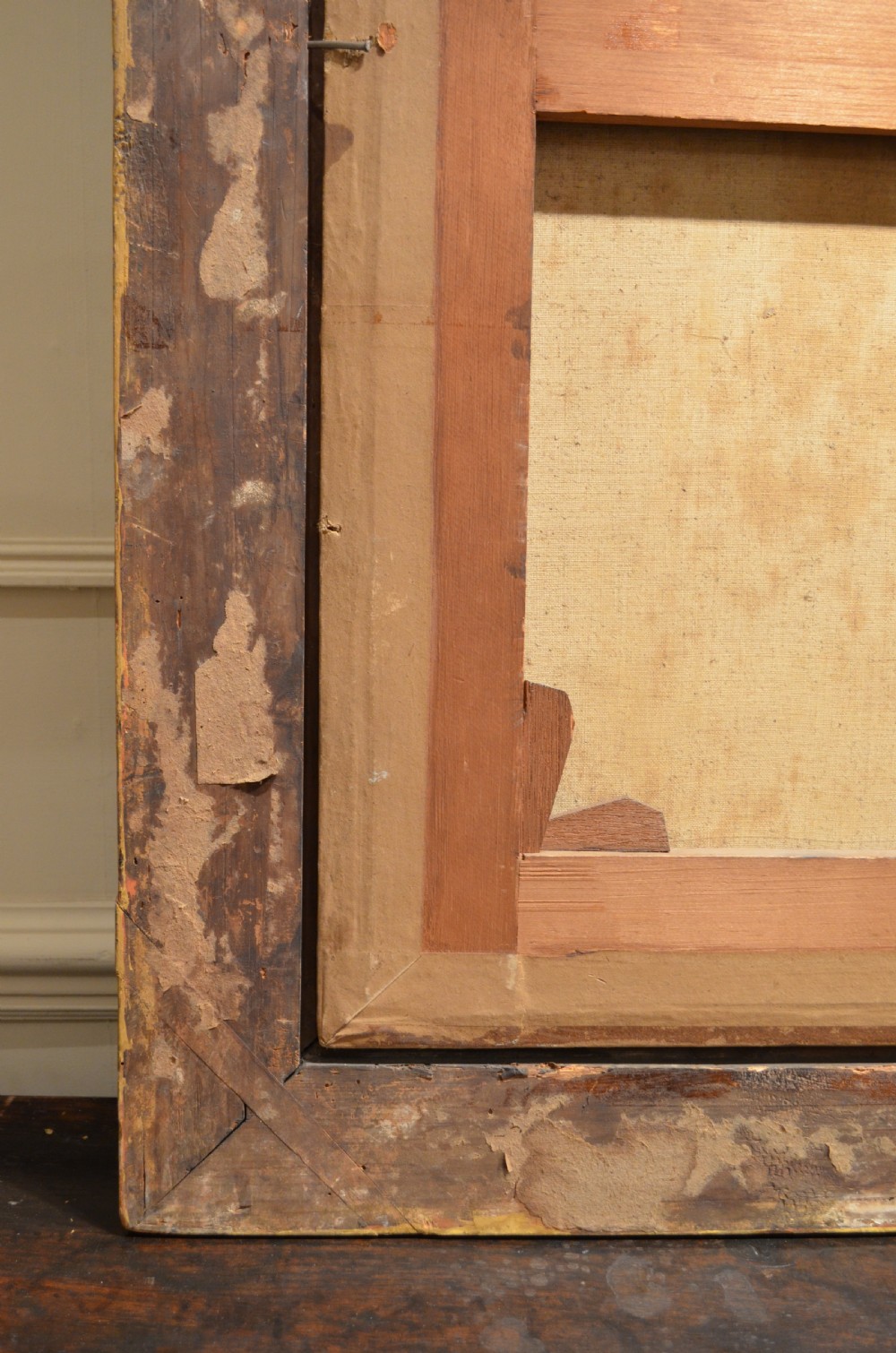 Beautiful Portrait of a young lady in original carved giltwood frame C1700 View XII