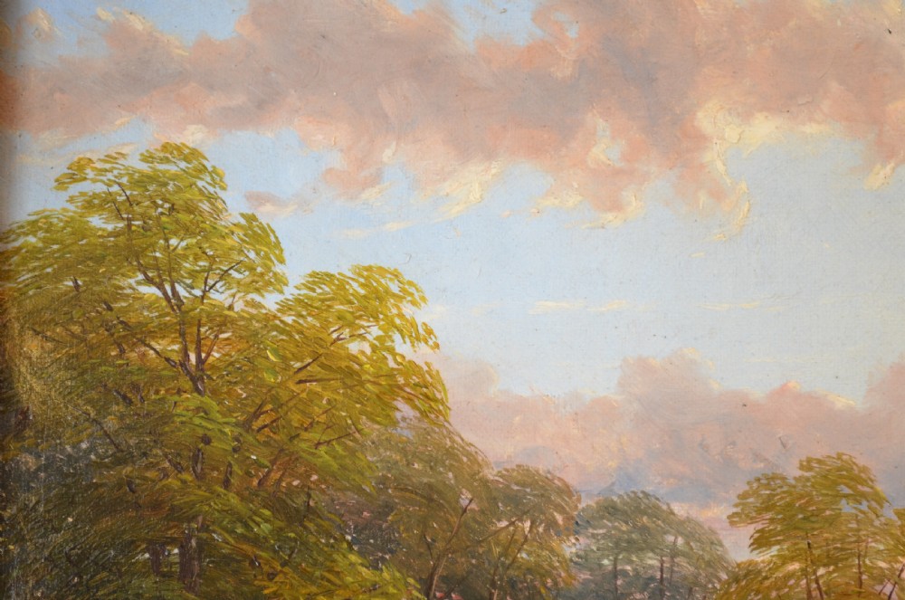 SOLD to a new Client...Landscape Painting By Thomas Baker of Leamington (1809-1864)  View VIII