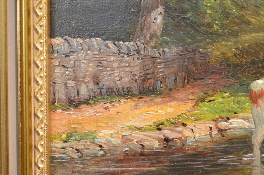 SOLD to a new Client...Landscape Painting By Thomas Baker of Leamington (1809-1864)  View XII