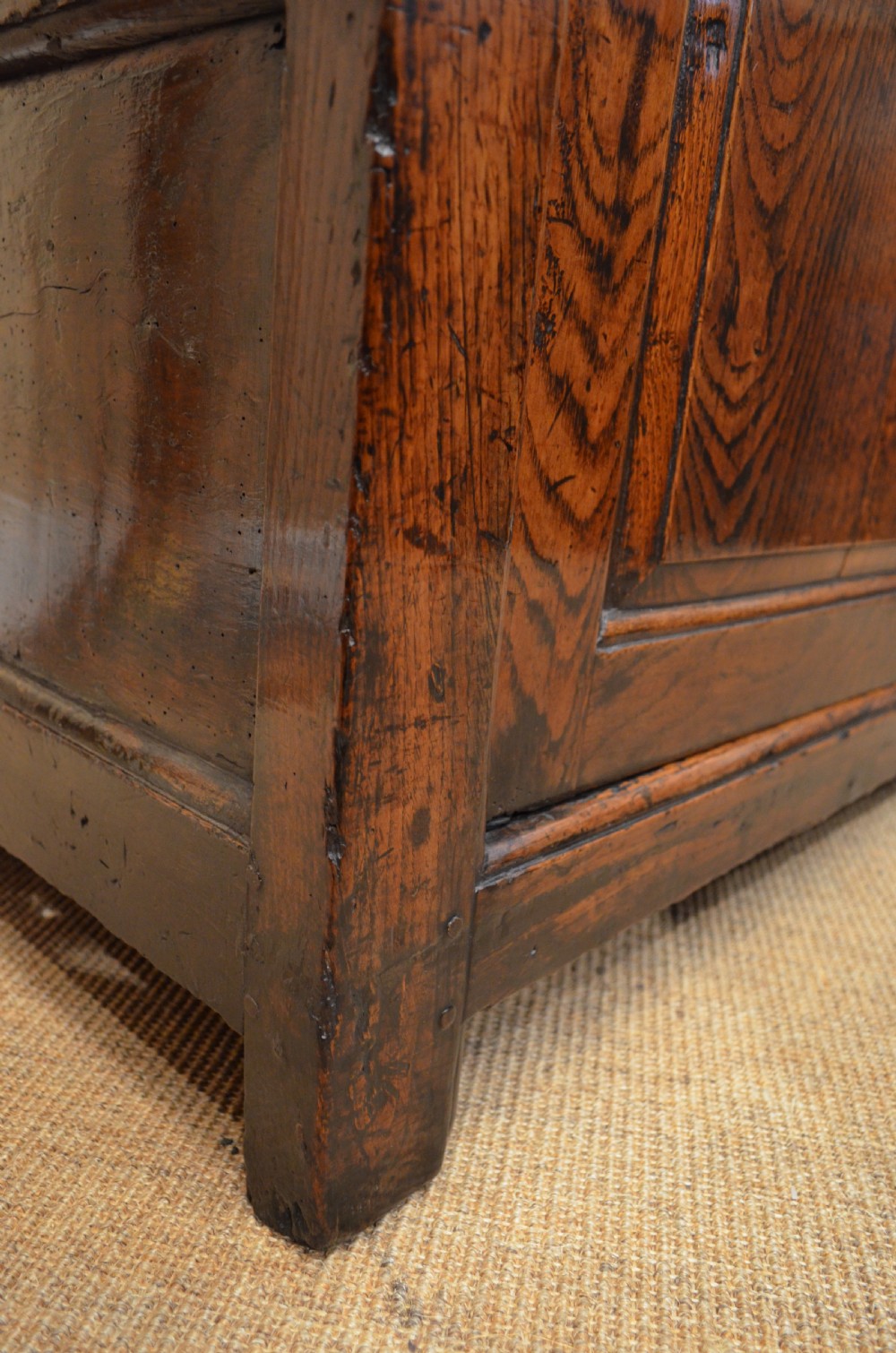 SOLD to a New Client. Georgian Oak Cupboard Dresser Base. View XXII