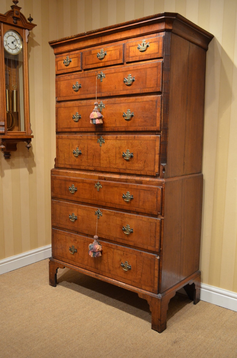 Early 18th Century Walnut Chest on Chest View VII