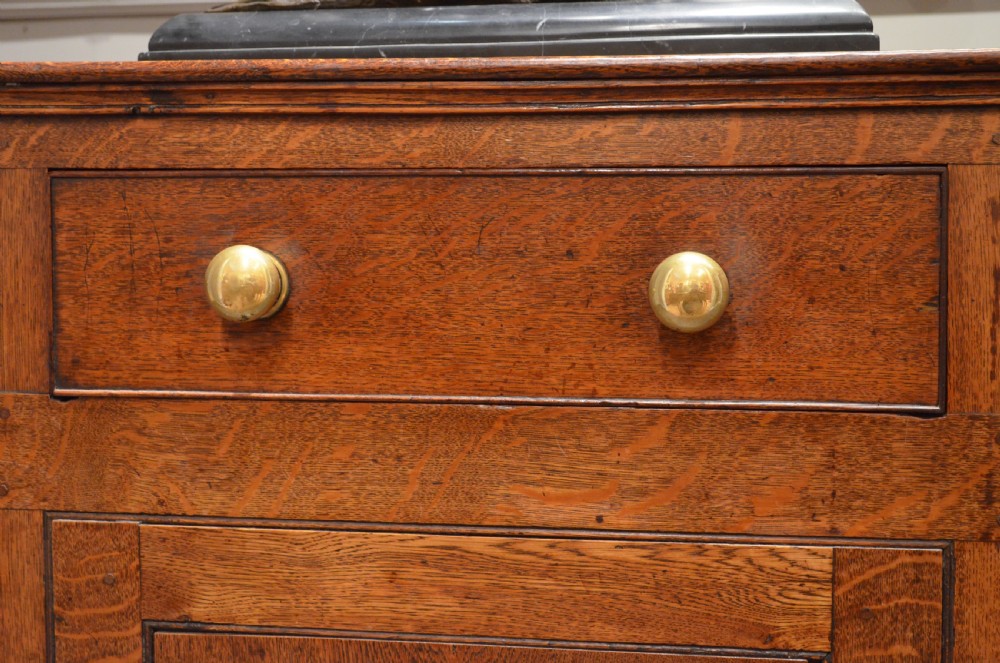 Early 19th Century Oak Cupboard Dresser Base.  View VII