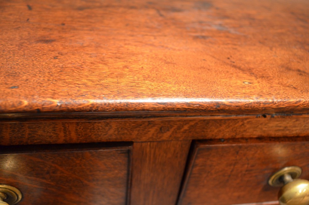 Early 19th Century Oak Cupboard Dresser Base.  View XVII