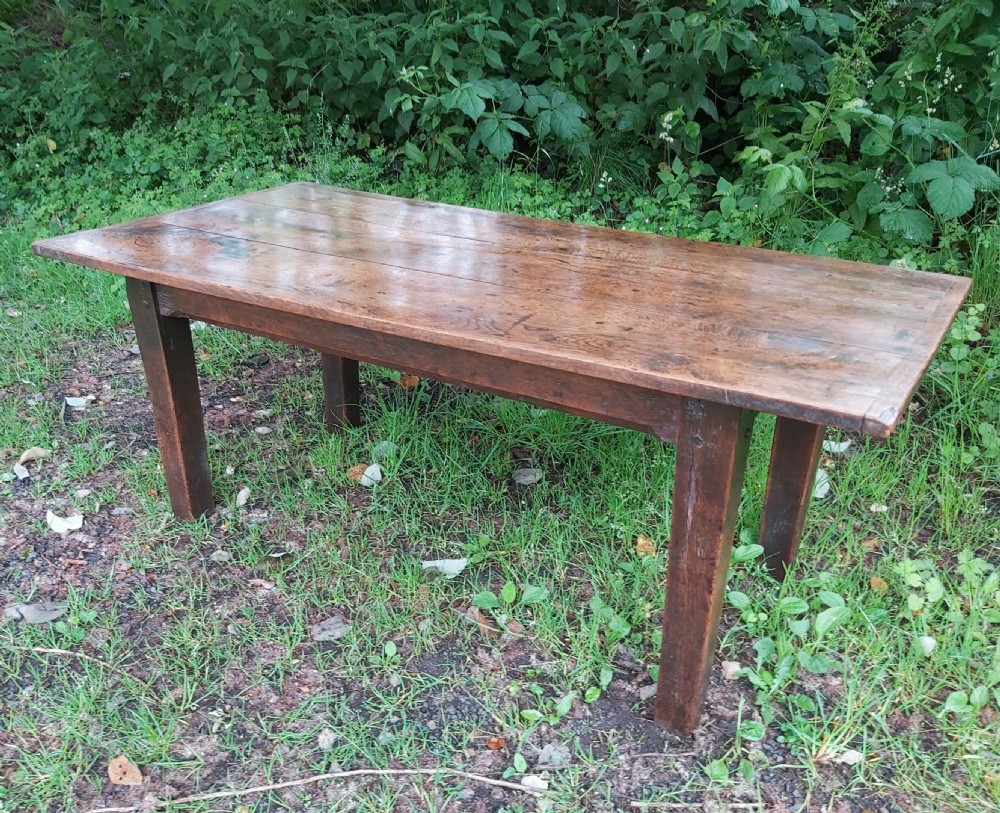 Fabulous Georgian Oak planked top Coffee Table
