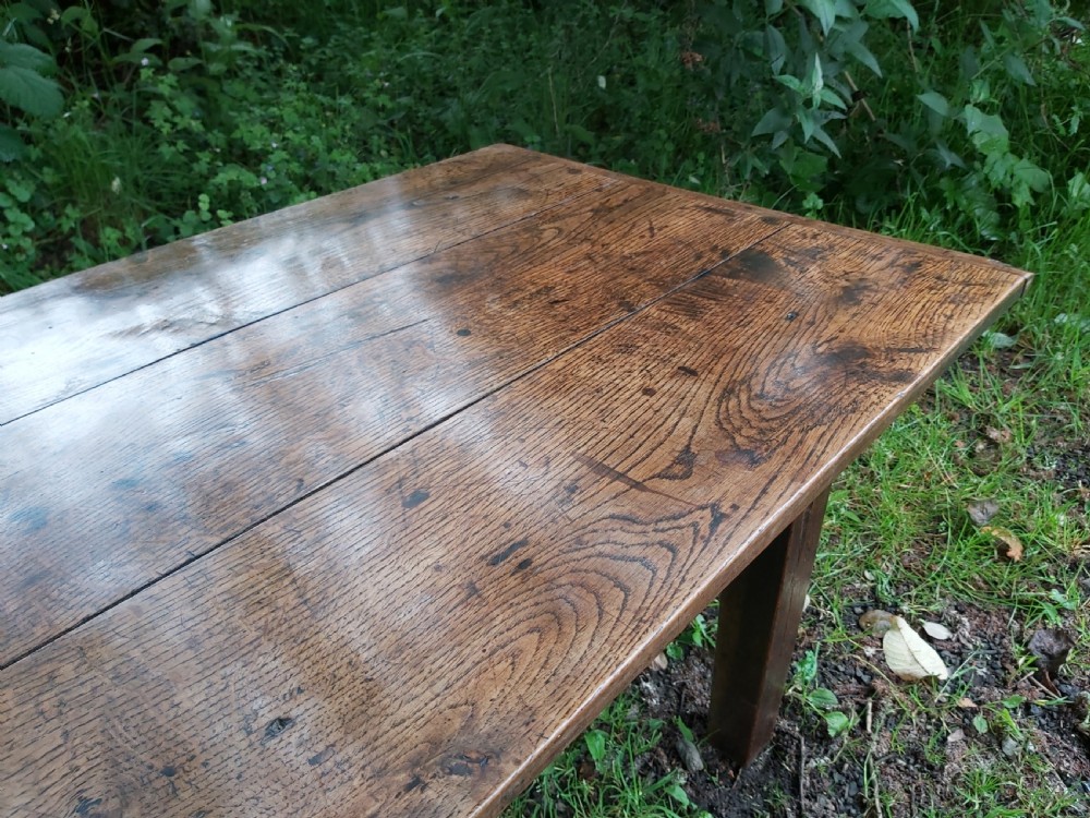 Fabulous Georgian Oak planked top Coffee Table View IV