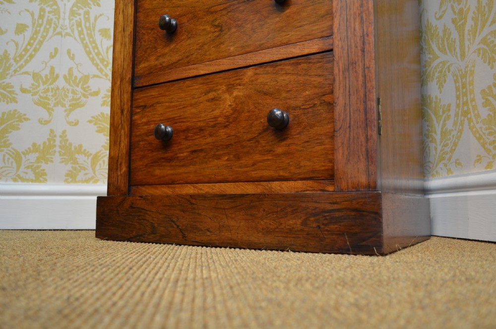A Beautiful Rosewood Wellington Chest of Drawers. View XVII
