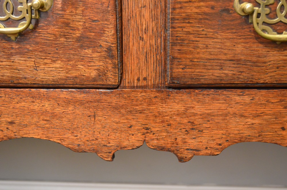 Georgian Oak Pad Foot Dresser base. View VIII