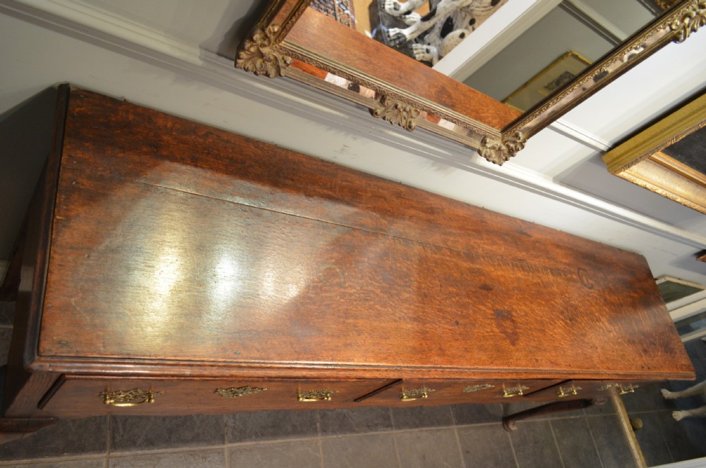 Georgian Oak Pad Foot Dresser base. View XII
