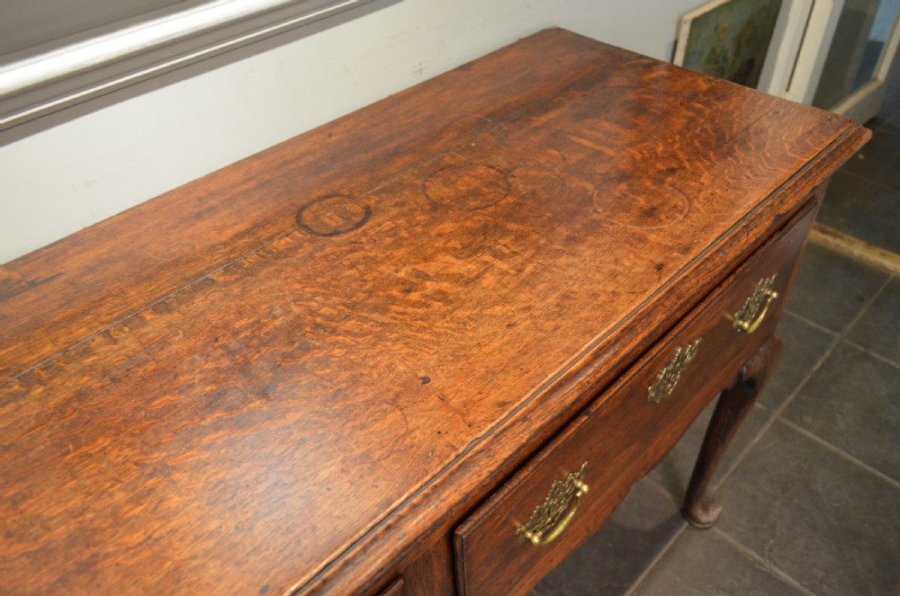 Georgian Oak Pad Foot Dresser base. View XIV
