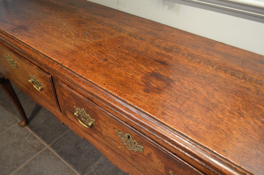 Georgian Oak Pad Foot Dresser base. View XV