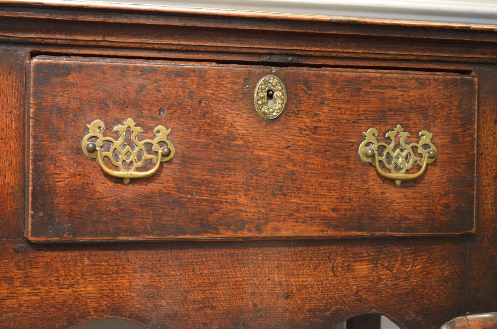 18th Century oak Padfoot Dresser Base View V