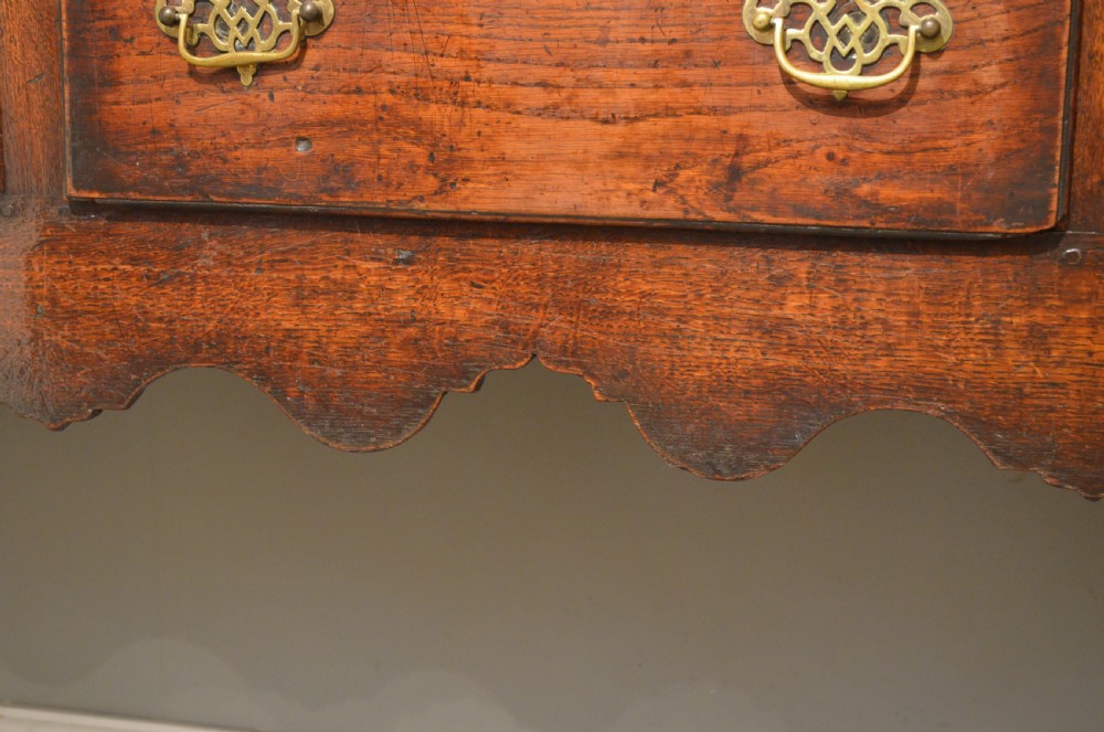 18th Century oak Padfoot Dresser Base View VI