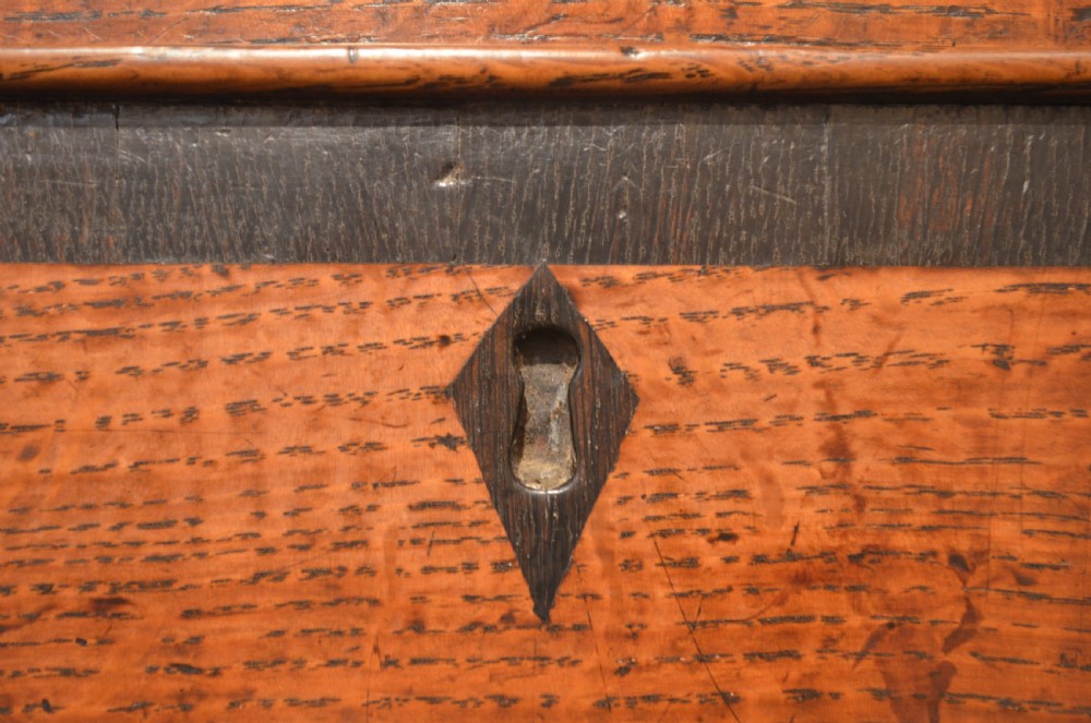 18th Century Oak Banded Dresser Base. View VI