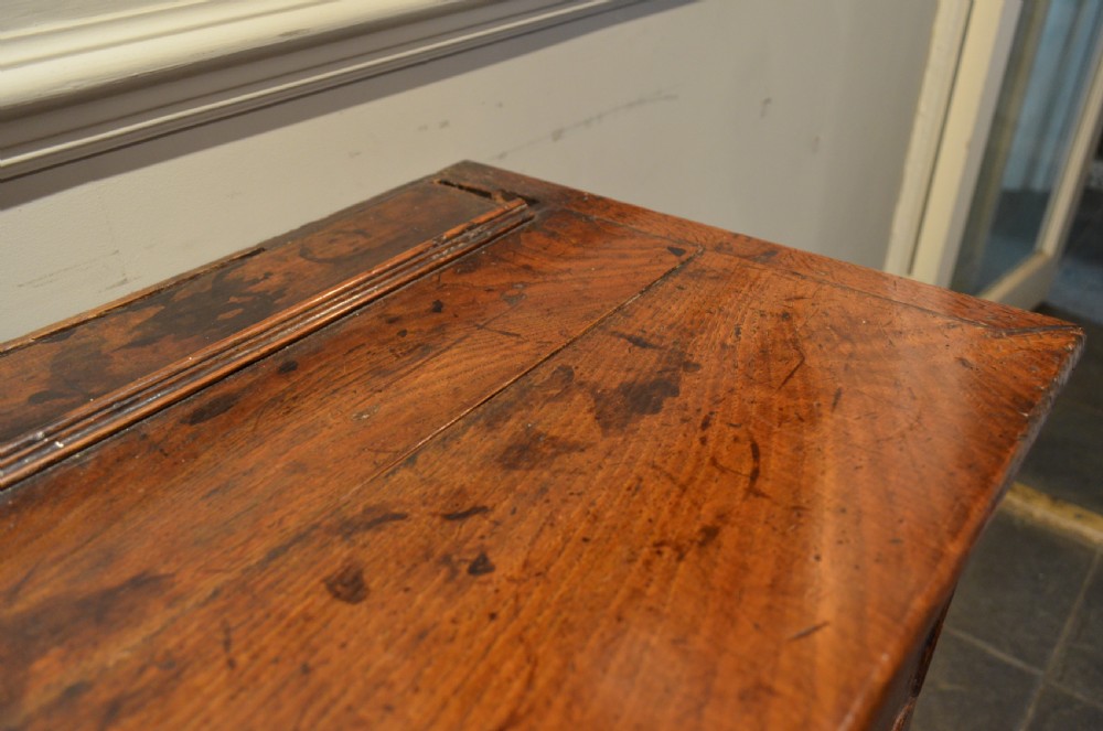 18th Century Oak Banded Dresser Base. View XIV