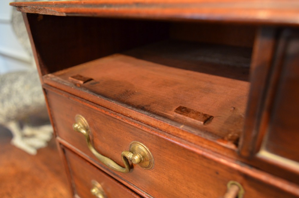 Georgian Miniature Mahogany Chest of Drawers View IX