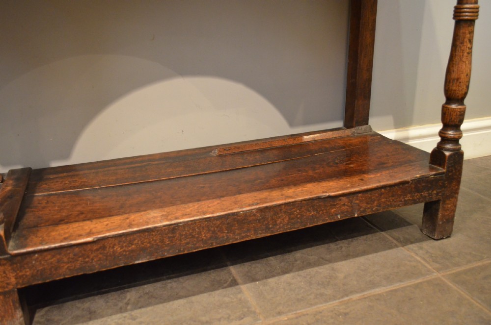 Beautiful Small Oak Pot Board Dresser  View V