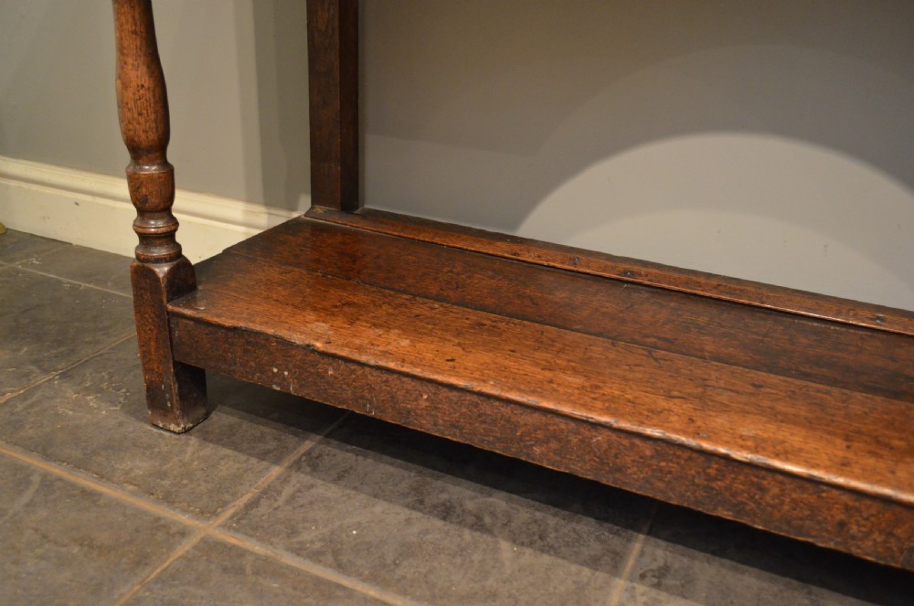 Beautiful Small Oak Pot Board Dresser  View XIII