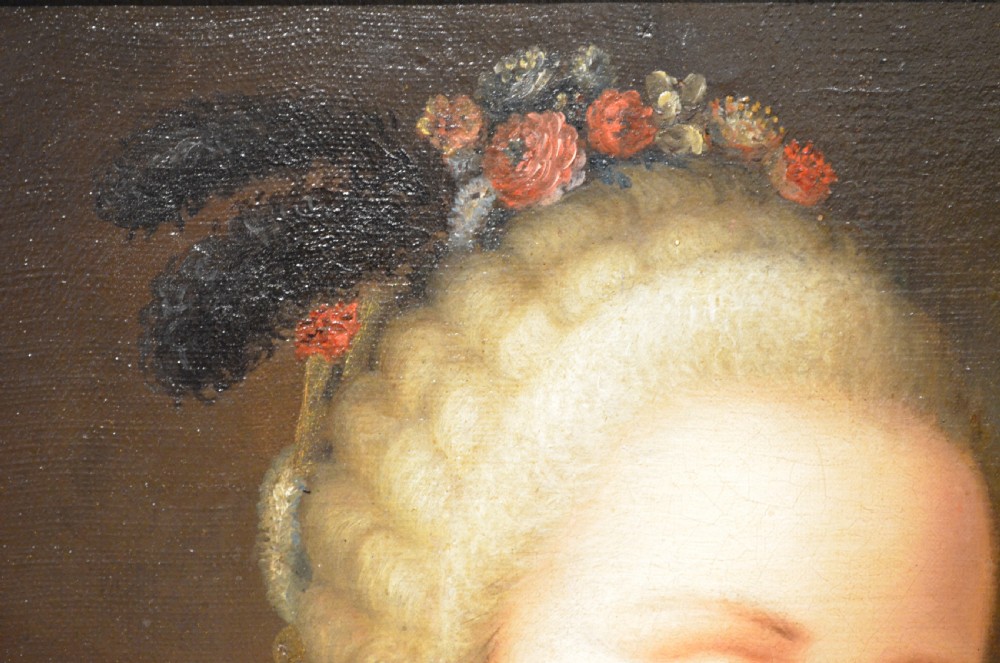 Beautiful Portrait of a Lady and her Music book View XIII