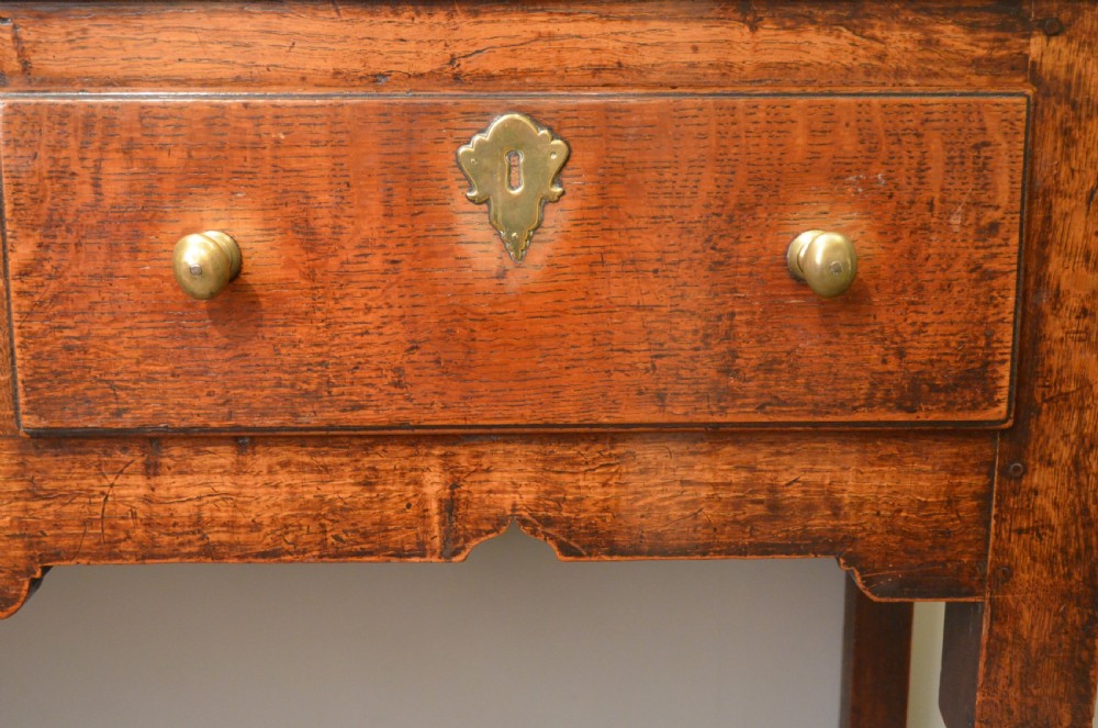 Early 18th Century Oak Padfoot Dresser Base View V