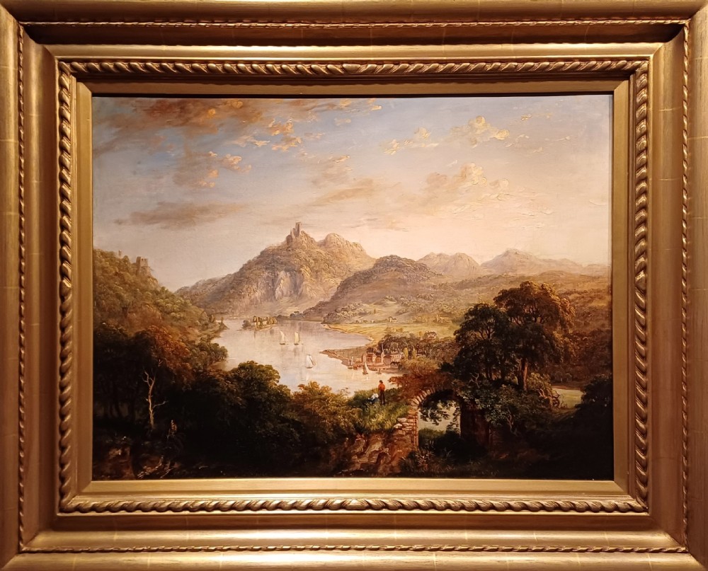 River Scene Oil Painting.