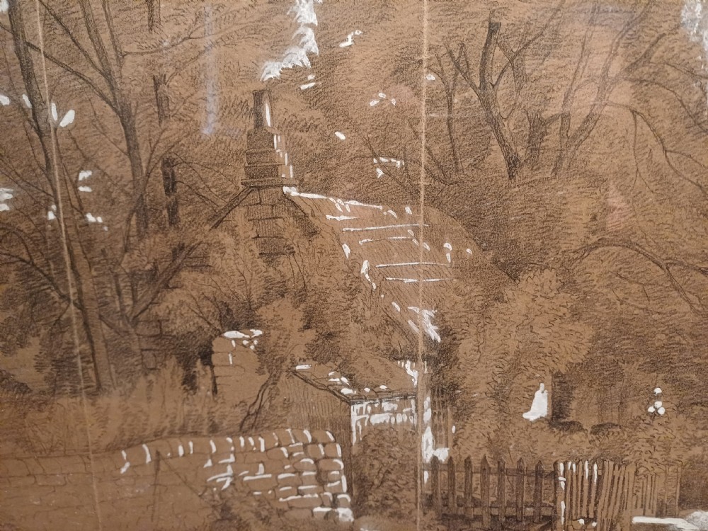 Pencil Drawings on Buff Paper by Edward Lear View X