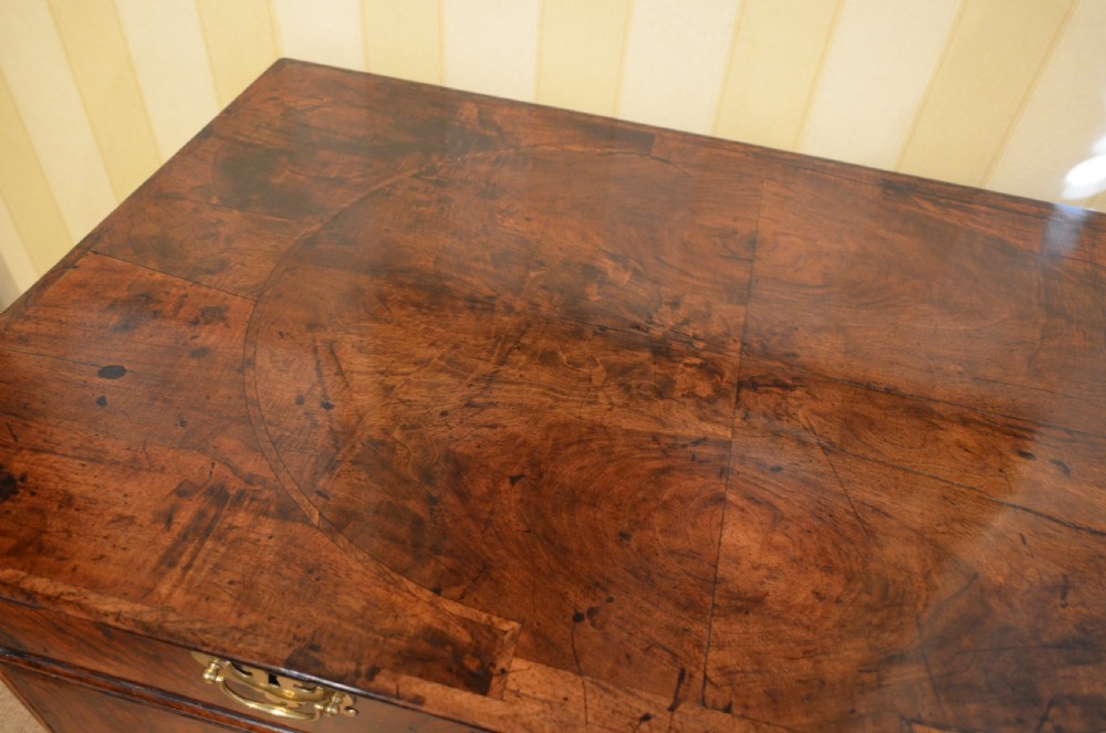 A Fine 18th Century Walnut Veneered Chest of Drawers View XII