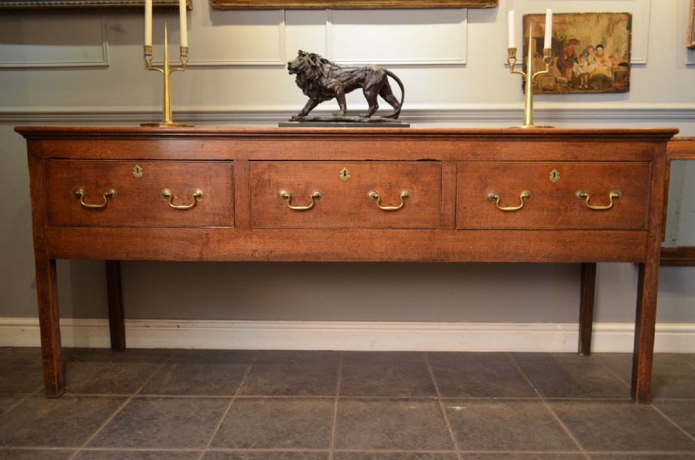 18th Century Oak Dresser Base 