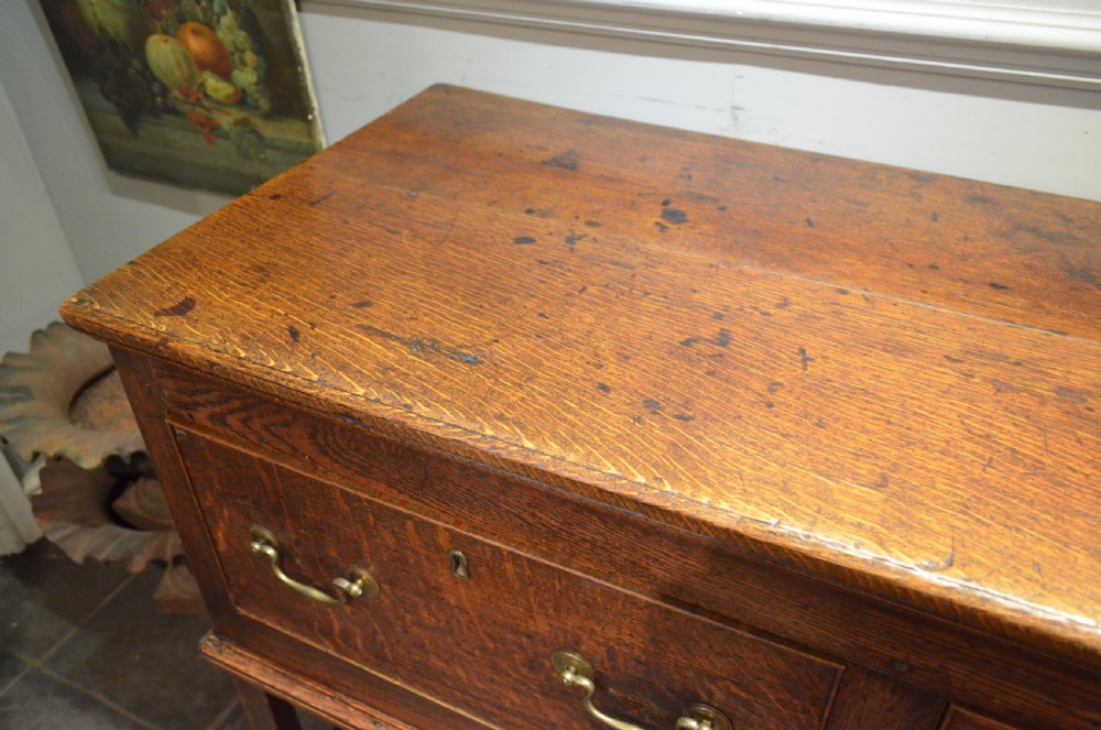 A Beautiful Georgian Oak Dresser Base. View XVII