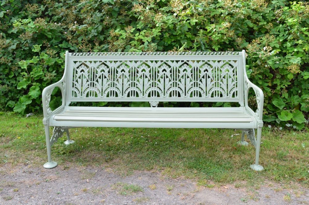 Coalbrookdale Garden Bench Designed By Christopher Dresser View II
