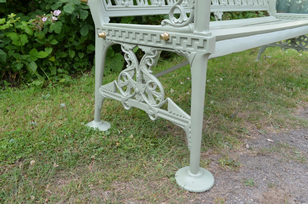 Coalbrookdale Garden Bench Designed By Christopher Dresser View VI