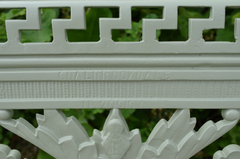 Coalbrookdale Garden Bench Designed By Christopher Dresser View VII