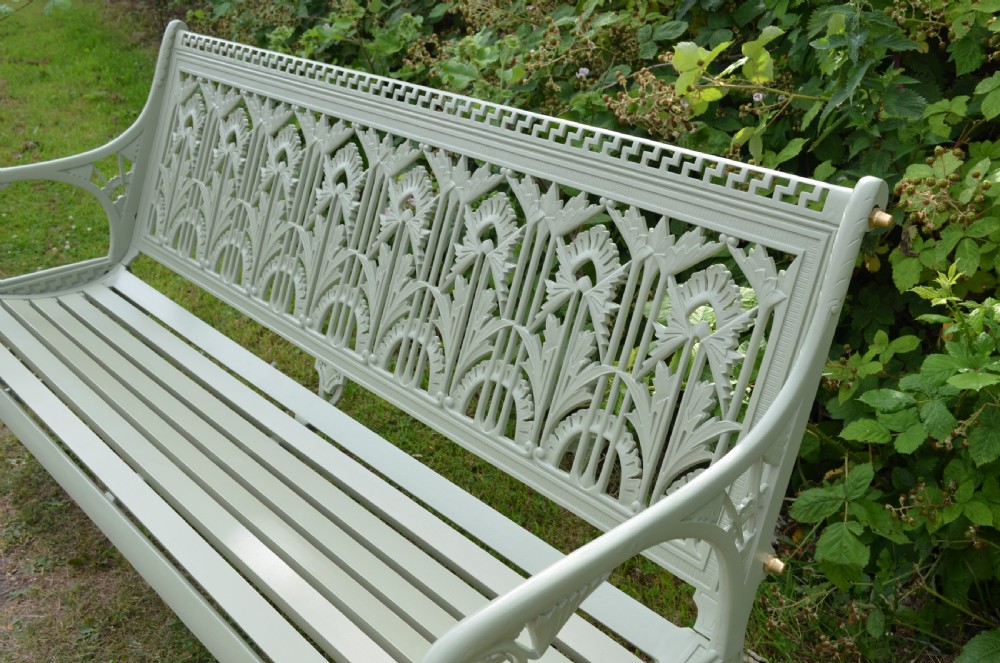 Coalbrookdale Garden Bench Designed By Christopher Dresser View VIII