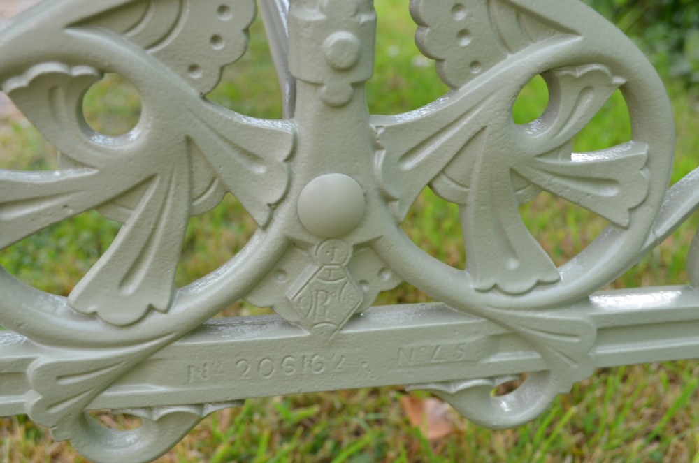 Coalbrookdale Garden Bench Designed By Christopher Dresser View X