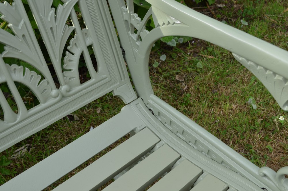 Coalbrookdale Garden Bench Designed By Christopher Dresser View XII