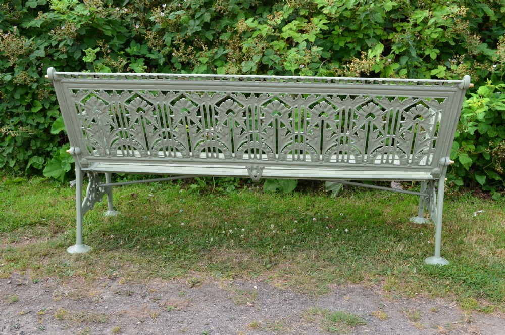 Coalbrookdale Garden Bench Designed By Christopher Dresser View XXII