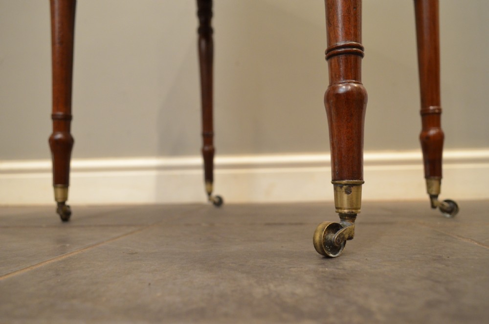 Beautiful Regency Mahogany Writing Table  View XII