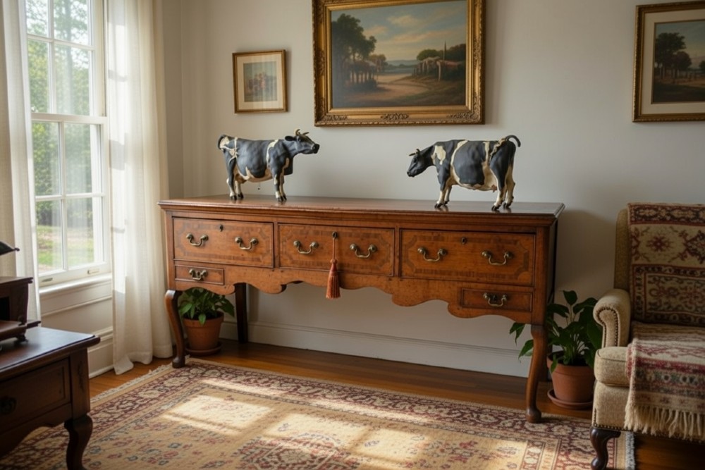 GEORGE III OAK DRESSER BASE.