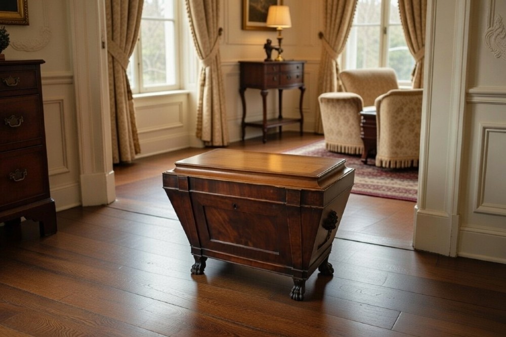 A 19th Century Irish mahogany wine cooler 