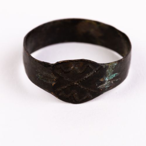 Ancient Medieval Bronze Ring 
