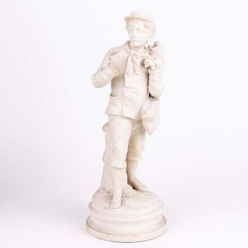 Parian Porcelain Mid 19th Century Gentleman Figure 
