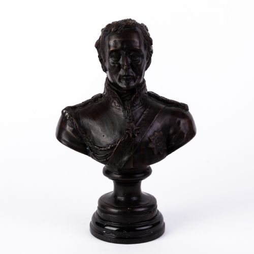 Duke of Wellington Bronzed Bust Sculpture 
