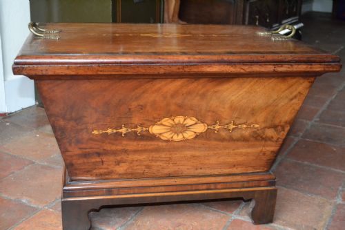 18th Century Georgian Sarcophagus Mahogany Wine Cooler Cellaret, C 1790